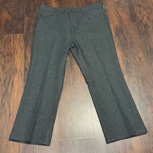 Wrangler Charcoal Textured Trousers 38